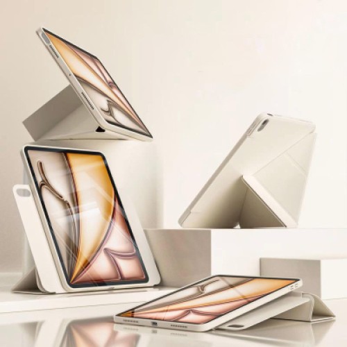 Чехол для планшета BeCover Ultra Slim Origami Flex Apple iPad Air 11" M2/M3 (2024/2025) Beige (712976)