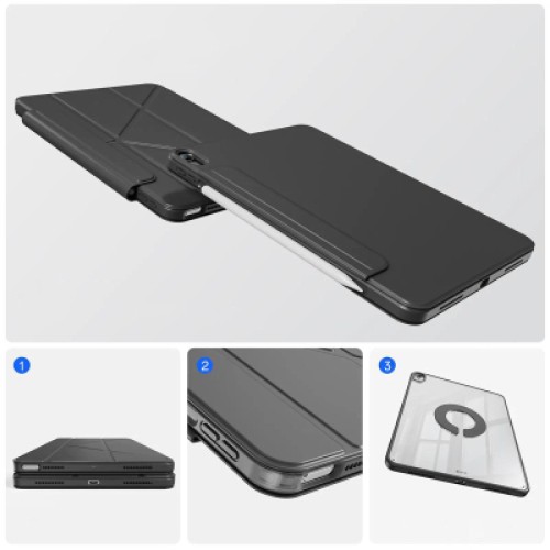 Чехол для планшета BeCover Ultra Slim Origami Flex Apple iPad Air 11" M2/M3 (2024/2025) Black (712975)
