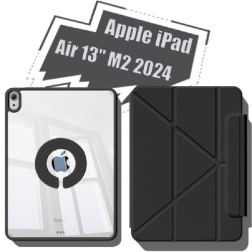 Чехол для планшета BeCover Ultra Slim Origami Flex Apple iPad Air 13" M2/M3 (2024/2025) Black (712980)