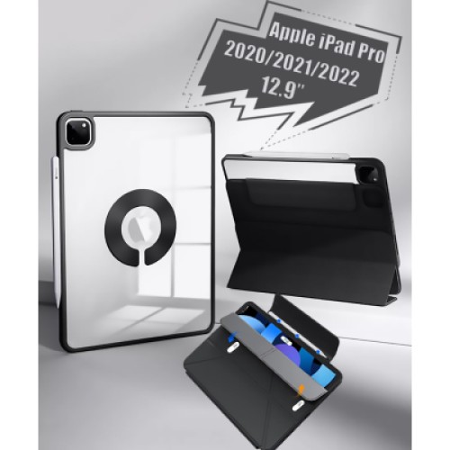 Чехол для планшета BeCover Ultra Slim Origami Flex Apple iPad Pro 12.9 2020/2021/2022 Black (712979)