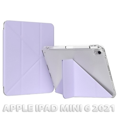 Чехол для планшета BeCover Ultra Slim Origami Transparent Apple iPad Mini 6 2021 Purple (712933)
