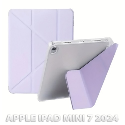 Чехол для планшета BeCover Ultra Slim Origami Transparent Apple iPad Mini 7 2024 Purple (712937)