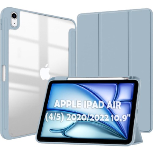Чехол для планшета BeCover Soft Edge TPU Apple Pencil Apple iPad Air (4/5) 2020/2022 10.9" Blue Haze (711697)