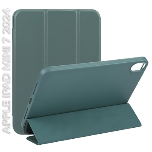 Чехол для планшета BeCover Tri Fold Soft TPU BeCover Apple iPad Mini 7 2024 Dark Green (712445)