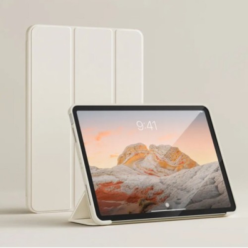 Чехол для планшета BeCover Tri Fold Soft TPU Silicone BeCover Apple iPad Air (4/5) 2020/2022 10.9" Beige (711734)