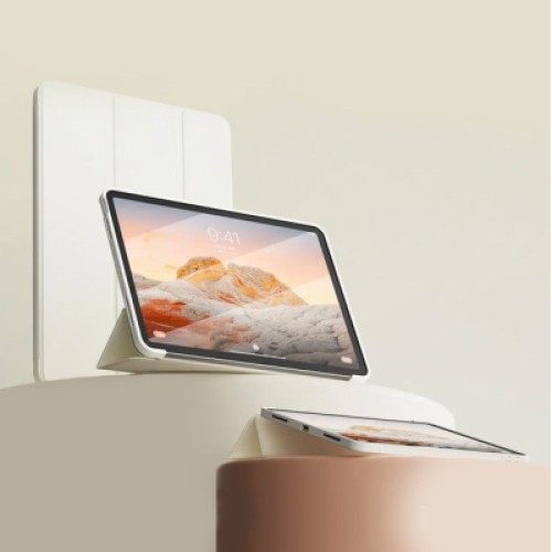 Чехол для планшета BeCover Tri Fold Soft TPU Silicone BeCover Apple iPad Air (4/5) 2020/2022 10.9" Beige (711734)