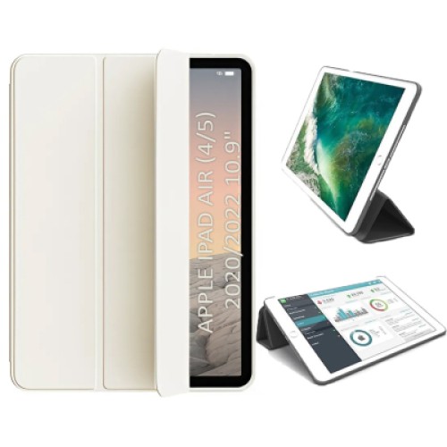Чехол для планшета BeCover Tri Fold Soft TPU Silicone BeCover Apple iPad Air (4/5) 2020/2022 10.9" Beige (711734)