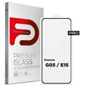 Стекло защитное Armorstandart Pro Motorola G05 / E15 Black (ARM83294)