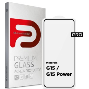 Стекло защитное Armorstandart Pro Motorola G15 / G15 Power Black (ARM83037)