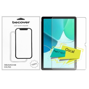 Стекло защитное BeCover Oscal Pad 7 10.1" (713040)
