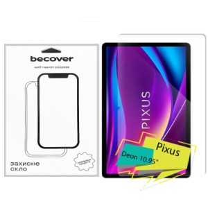 Стекло защитное BeCover Pixus Deon 10.95" (713043)