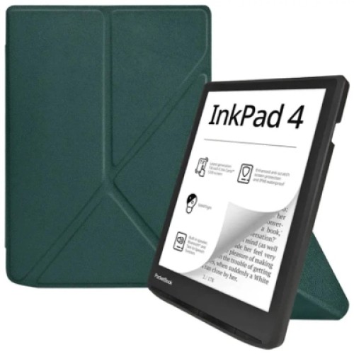 Чехол для электронной книги BeCover Ultra Slim Origami PocketBook 743G InkPad 4/InkPad Color 2/InkPad Color 3 (7.8") Dark Green (713084)