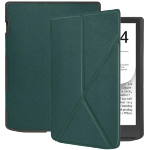 Чехол для электронной книги BeCover Ultra Slim Origami PocketBook 743G InkPad 4/InkPad Color 2/InkPad Color 3 (7.8") Dark Green (713084)
