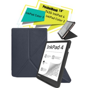 Чехол для электронной книги BeCover Ultra Slim Origami PocketBook 743G InkPad 4/InkPad Color 2/InkPad Color 3 (7.8") Deep Blue (713083)