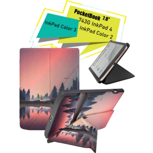Чехол для электронной книги BeCover Ultra Slim Origami PocketBook 743G InkPad 4/InkPad Color 2/InkPad Color 3 (7.8") Dusk (713085)