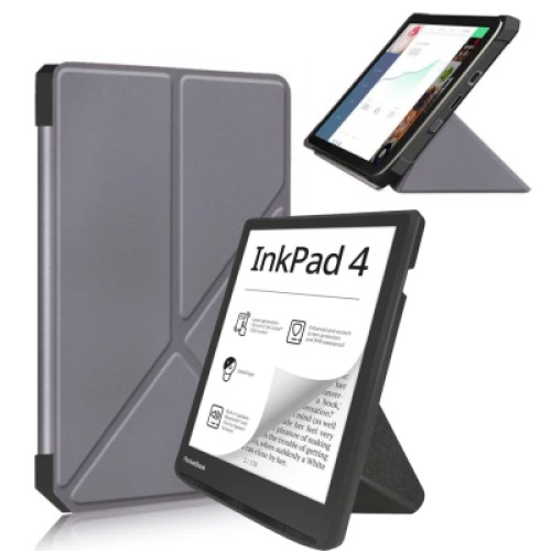 Чехол для электронной книги BeCover Ultra Slim Origami PocketBook 743G InkPad 4/InkPad Color 2/InkPad Color 3 (7.8") Gray (713087)