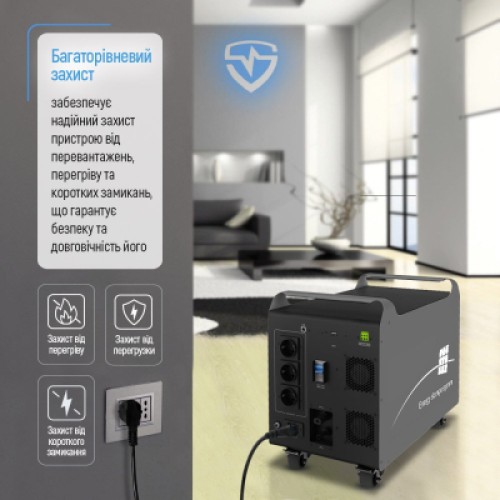 Зарядная станция ColorWay 3000W, 3200Wh (CW-PR-3K3W-01)