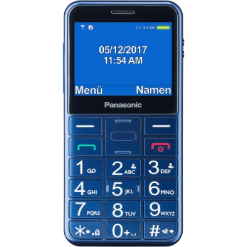 Мобильный телефон Panasonic KX-TU155 Blue (KX-TU155EXCN)