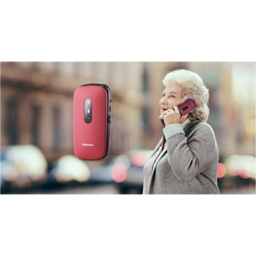 Мобильный телефон Panasonic KX-TU446 Red (KX-TU446EXR)