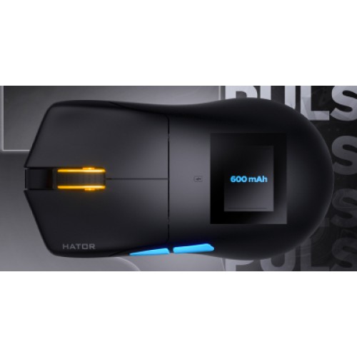 Мышка Hator Pulsar 3 Pro Wireless Black (HTM640)
