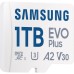 Карта памяти Samsung 1TB microSDXC Class UHS-I U3 V30 A2 EVO Plus + SD Adapter (MB-MC1T0SA/EU)