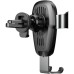 Универсальный автодержатель Baseus Metal Gravity with technology Qi 10W (WXYL-B0A)