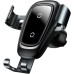 Универсальный автодержатель Baseus Metal Gravity with technology Qi 10W (WXYL-B0A)