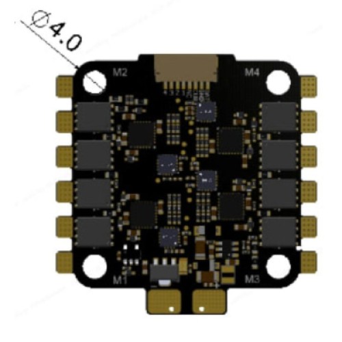 Полетный стек Hobbyporter F405 + 55A ESC (F405BLS55A)