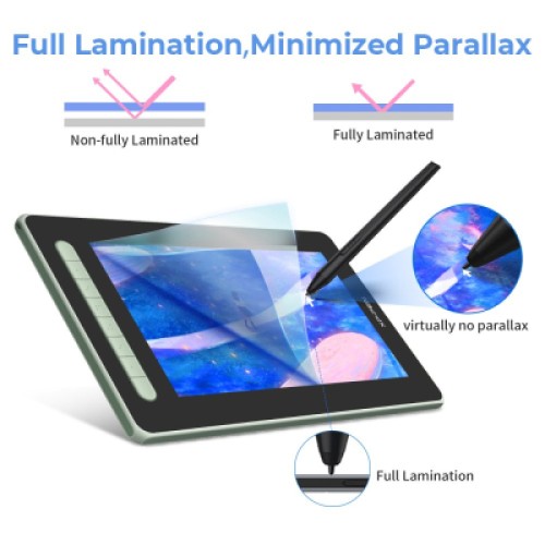 Планшет-монитор XP-Pen Artist 12 Pen Display (2nd Gen) Green (JPCD120FH_G)