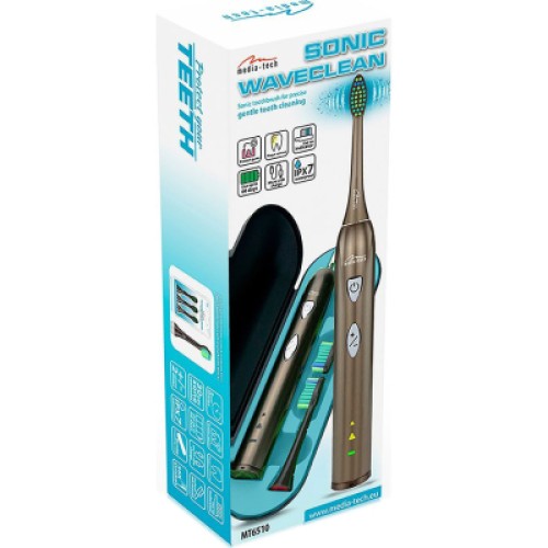 Электрическая зубная щетка Media-Tech SONIC WAVECLEAN (MT6510)