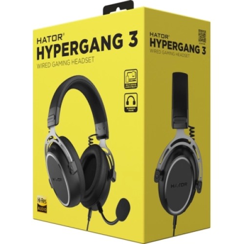 Наушники Hator Hypergang 3 Hi-Res Black (ESH05)