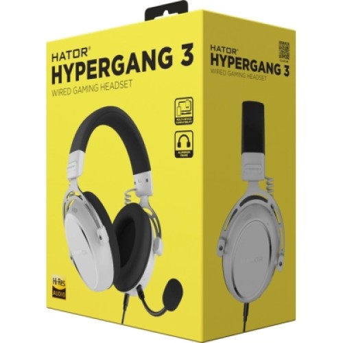 Наушники Hator Hypergang 3 Hi-Res White (ESH06)