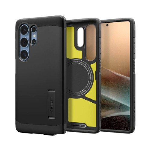 Чехол для мобильного телефона Spigen Samsung Galaxy S25 Ultra, Tough Armor MagFit, Black (ACS08964)