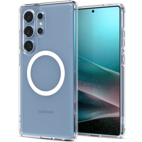 Чехол для мобильного телефона Spigen Samsung Galaxy S25 Ultra, Ultra Hybrid MagFit, Clear White (ACS08956)