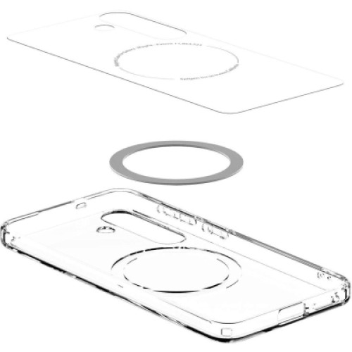 Чехол для мобильного телефона Spigen Samsung Galaxy S25+, Ultra Hybrid MagFit, Clear White (ACS08981)