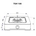 Настольная плита Minola TGH 100 WH
