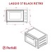 Электропечь Perfelli LAGGIO 37 BLACK RETRO