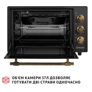 Электропечь Perfelli LAGGIO 37 BLACK RETRO