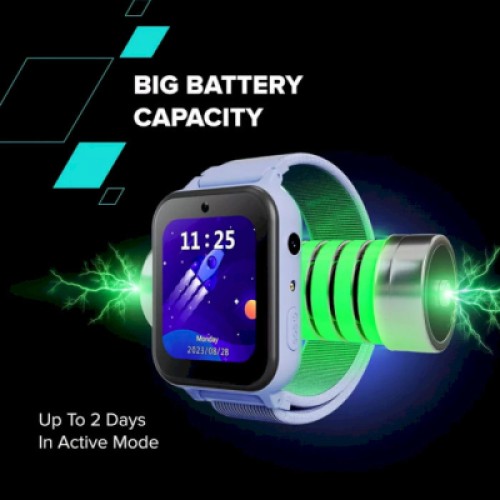 Смарт-часы Canyon Alfie KW-37 MP3 Study&Game Green (CNE-KW37GB)