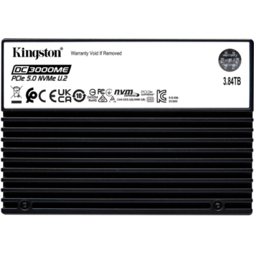 Накопитель SSD U.2 2.5" 3.84TB Kingston (SEDC3000ME/3T8)
