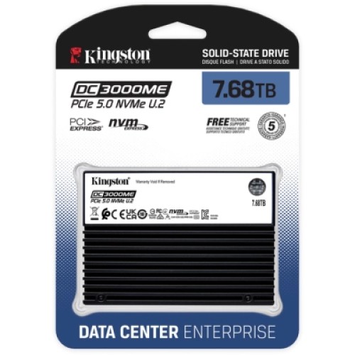 Накопитель SSD U.2 2.5" 7.68TB Kingston (SEDC3000ME/7T6)
