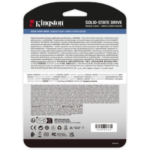 Накопитель SSD U.2 2.5" 7.68TB Kingston (SEDC3000ME/7T6)