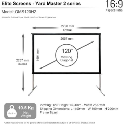 Проекционный экран Elite Screens OMS120H2
