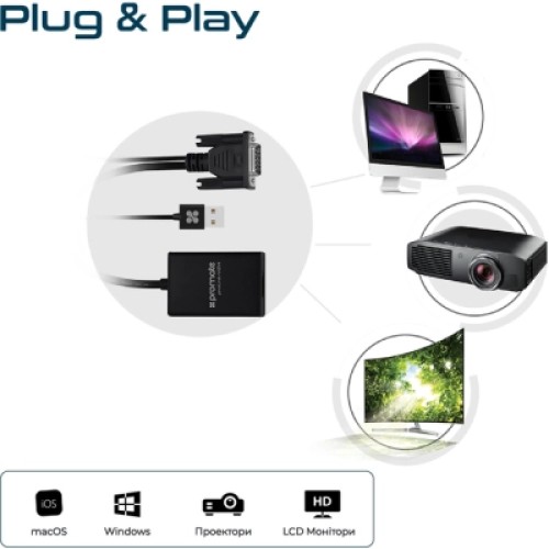 Кабель мультимедийный HDMI to HDMI v.2.0 prolink4k1-150.black Promate (prolink4k1-150.black)