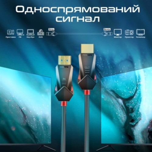 Кабель мультимедийный HDMI to HDMI v.2.0 prolink4k60-20m Promate (prolink4k60-20m)