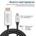 Кабель мультимедийный USB-C to HDMI hdlink-60h.grey Promate (hdlink-60h.grey)
