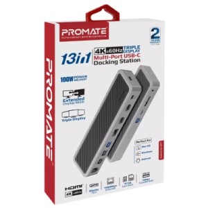 Концентратор Promate USB Hub 12 ports apexhub-mst.grey (apexhub-mst.grey)