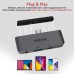 Концентратор Promate USB Hub 4 ports padhub-pro.grey (padhub-pro.grey)