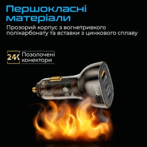 Зарядное устройство Promate transdrive-80w