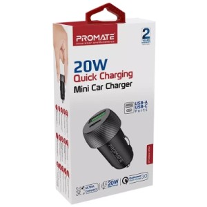 Зарядное устройство Promate drivegear-20w.black